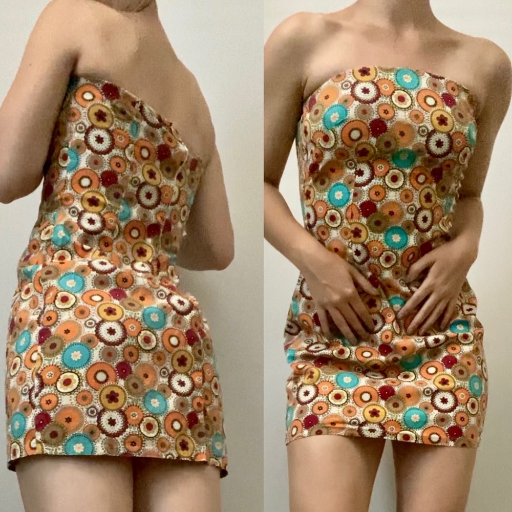 70’s Print Wet Seal Minidress // size S